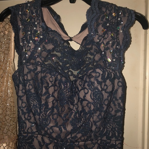 Navy blue dress - Picture 1 of 3